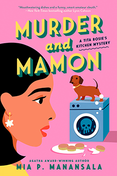 Book cover: MURDER AND MAMON by Mia P. Manansala 